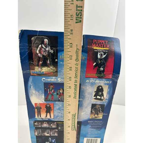 Full Moon Toys Legends of Horror Castle Freak Figure 1998 NIB Vintage Horror - Picture 9 of 11